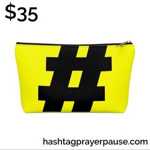 #PrayerPause Canary Accessory Pouch w T-bottom